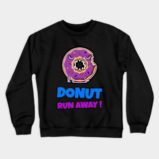 Halloween Cute Donut Monster Crewneck Sweatshirt